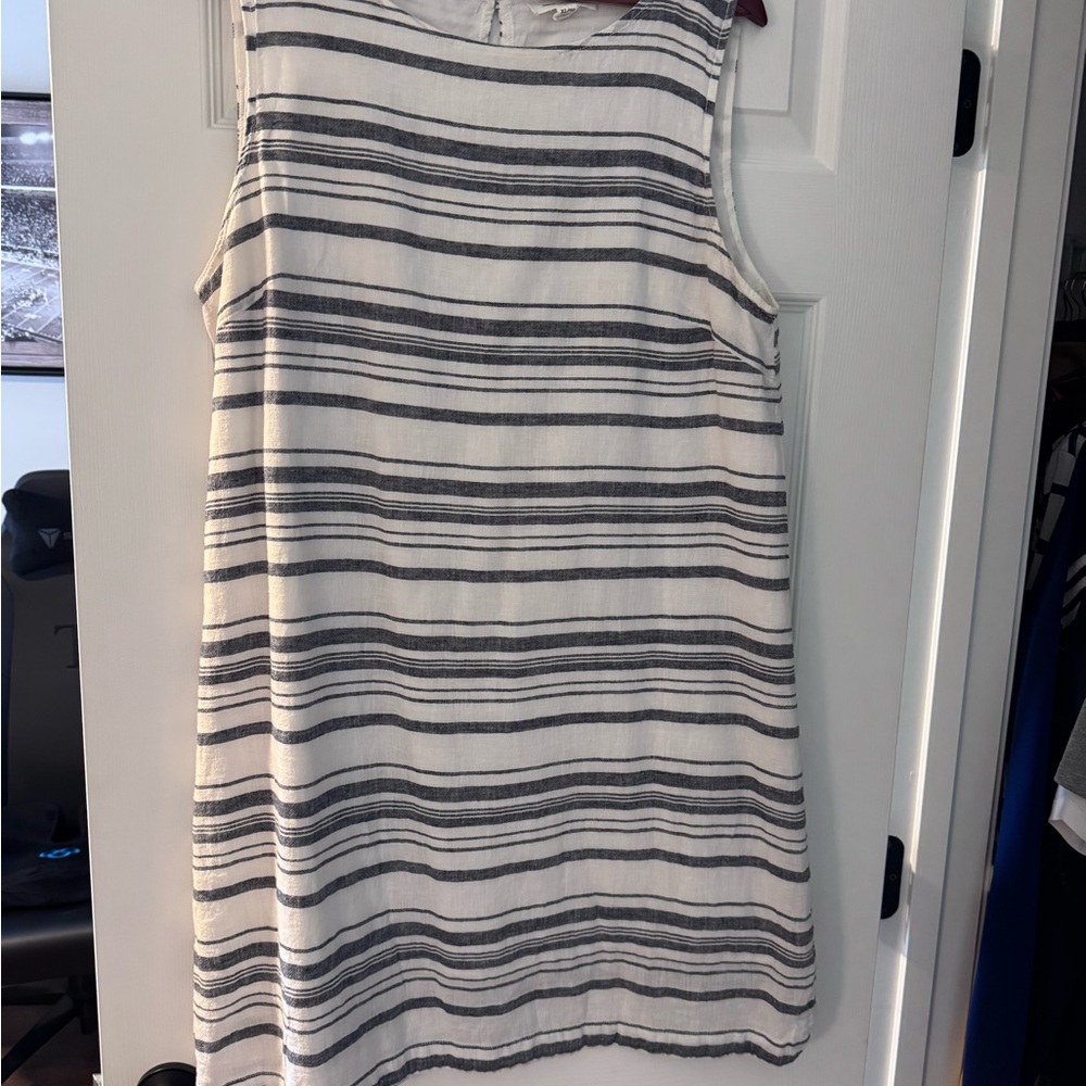 Striped Sleeveless Dress (Worn Once)